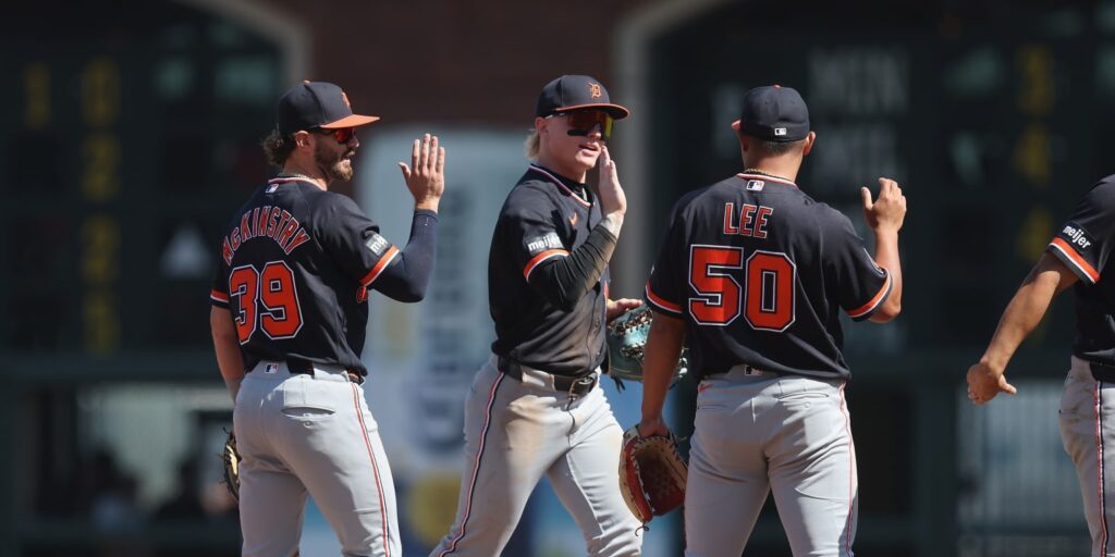 Tigers beat Giants to cap successful West Coast road trip