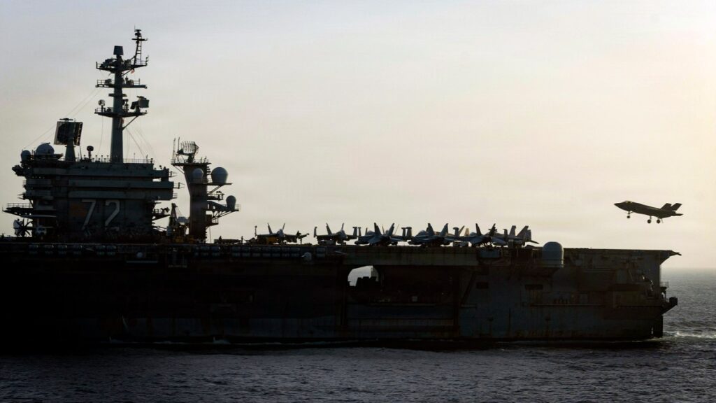 US military plans to swap carriers in the Middle East