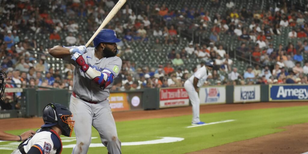 Vladimir Guerrero Jr. out of lineup for series finale vs. Astros