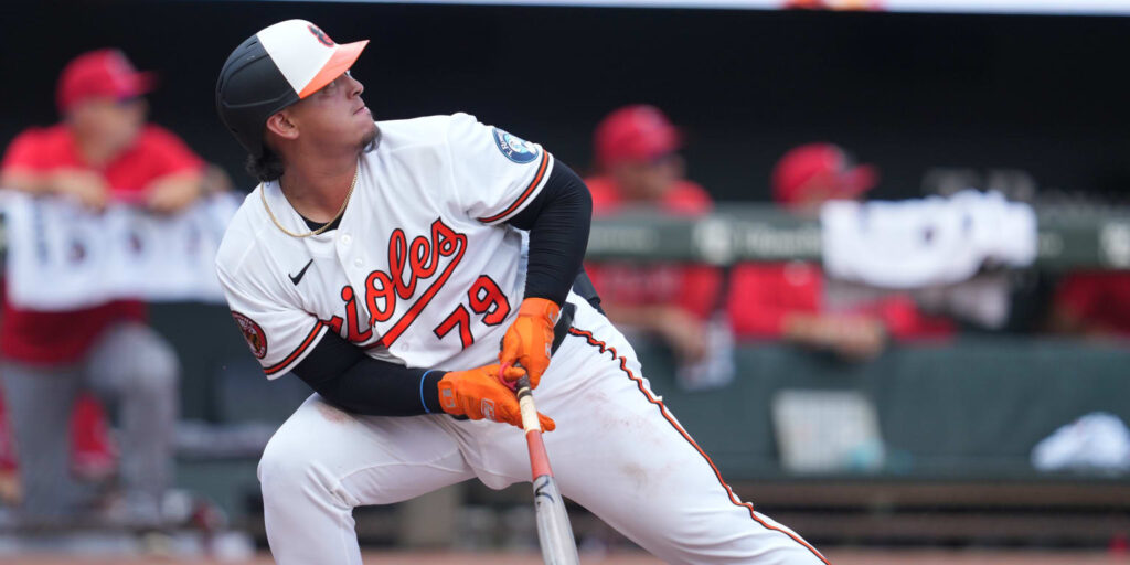 Yohel Pozo exits vs. Twins after being hit by swing