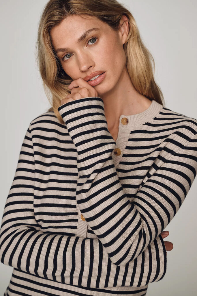 6 Staples Our Editors Love for Fall Striped henley from Anthropologie