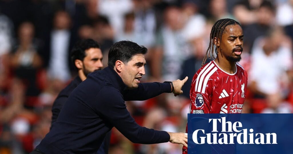 Andoni Iraola makes Bournemouth return still learning on the job at Liverpool | Liverpool Andoni Iraola makes Bournemouth return still learning on the job at Liverpool | Liverpool
