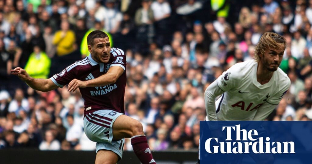 Aston Villa grab victory despite late Spurs goals as De Zerbi’s side are booed off | Premier League Aston Villa grab victory despite late Spurs goals as De Zerbi’s side are booed off | Premier League