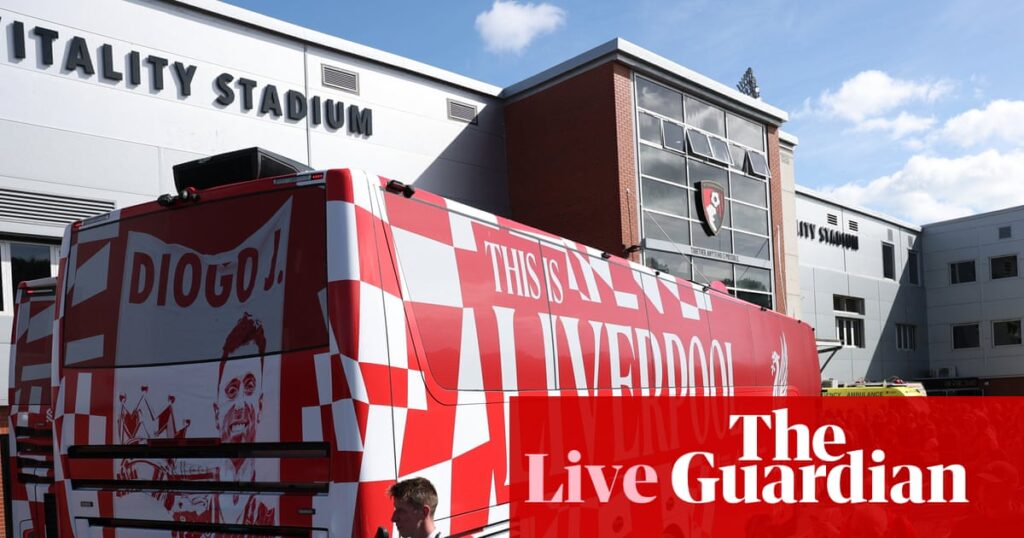 Bournemouth v Liverpool: Premier League – live | Premier League Bournemouth v Liverpool: Premier League – live | Premier League