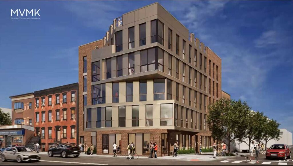 Five-Story Mixed-Use Development Approved in Jersey City’s Jackson Hill 565 Communipaw Ave Rendering