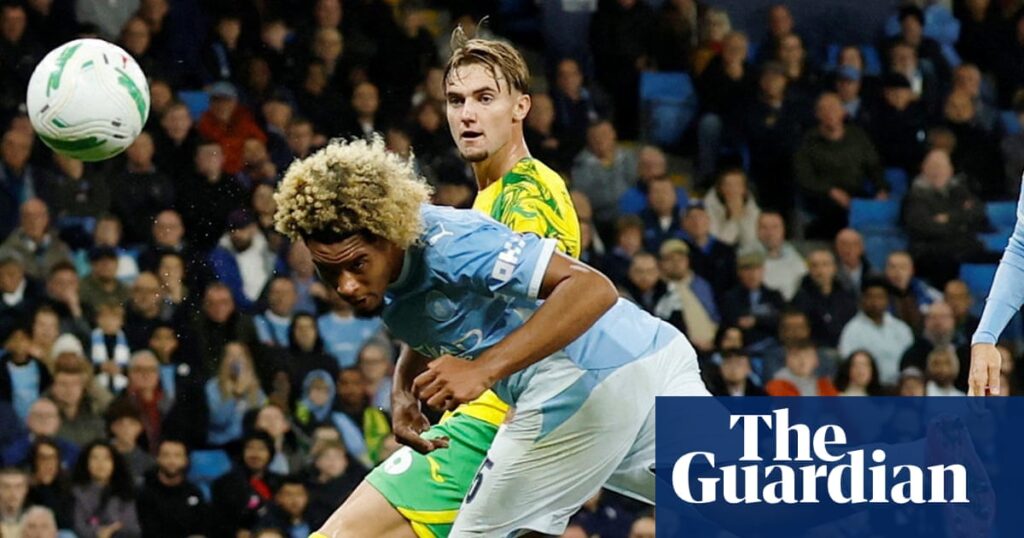 Floyd Samba’s debut double lifts Manchester City to Carabao Cup win over Norwich | Carabao Cup