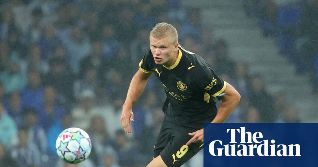Haaland double gives Manchester City ideal Champions League start in Porto | Champions League Haaland double gives Manchester City ideal Champions League start in Porto | Champions League