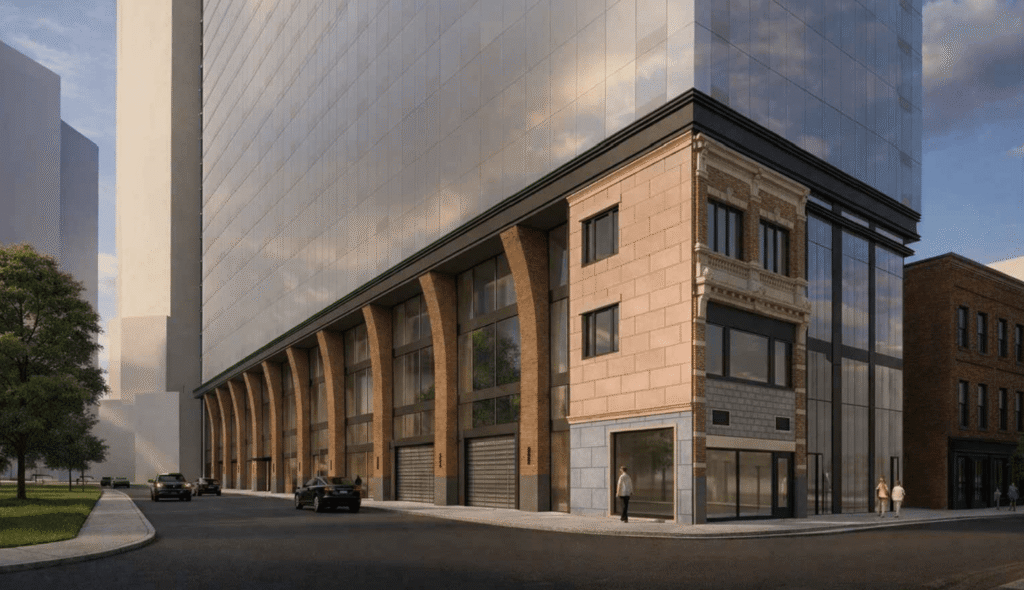 Jersey City’s 1,049-Unit Park Tower Secures $390 Million Construction Loan 8 10 Lott Jc Newark Ave Side