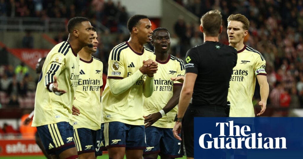 Mikel Arteta says penalty given to Sunderland ‘unacceptable at this level’ | Arsenal Mikel Arteta says penalty given to Sunderland ‘unacceptable at this level’ | Arsenal