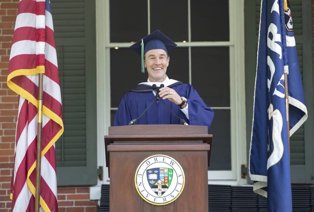 James Van Der Beek at Drew University in Madison, NJ