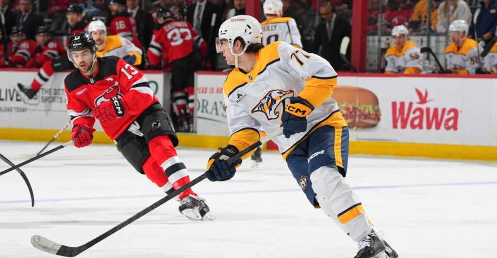 New Jersey Devils Acquire Luke Evangelista From Nashville Predators for 2028 1st and 2nd Round Picks