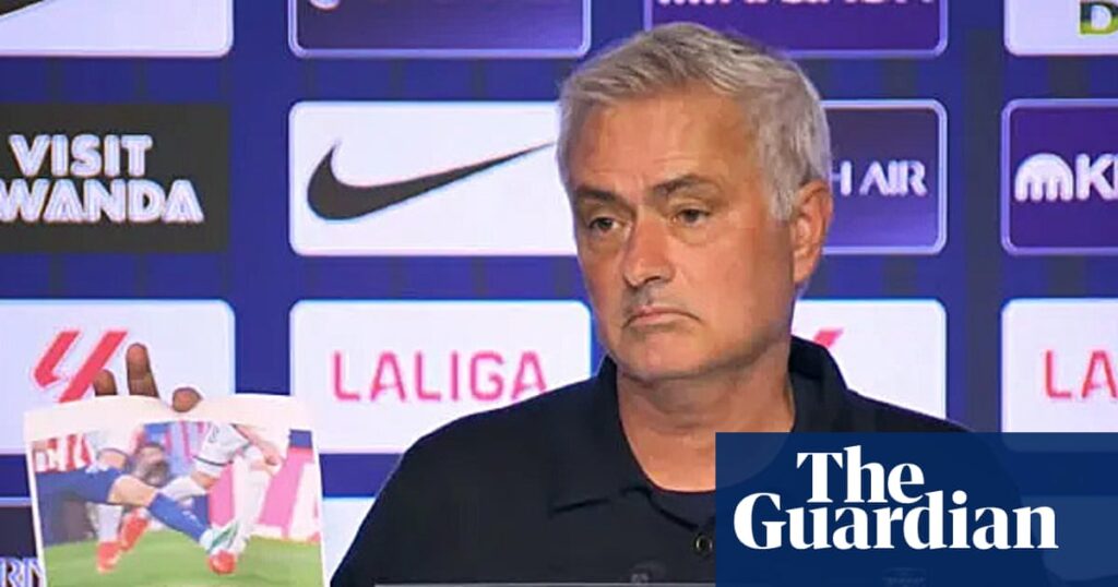Paper trail of protests: José Mourinho plays the hits in Madrid derby defeat | La Liga