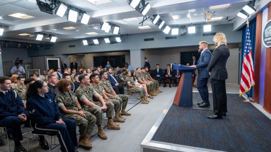 Paul brothers visit Pentagon, speak to troops