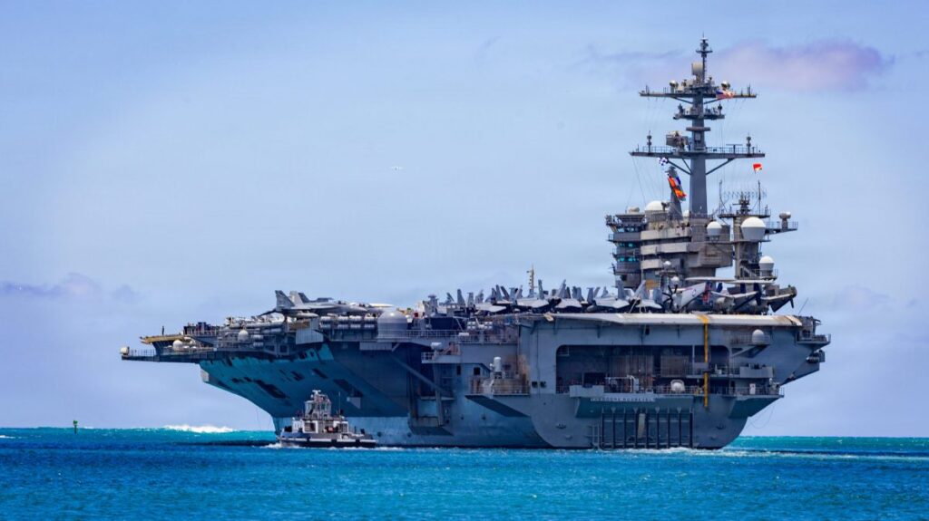 USS Theodore Roosevelt set to become 5th carrier sent to Iran war