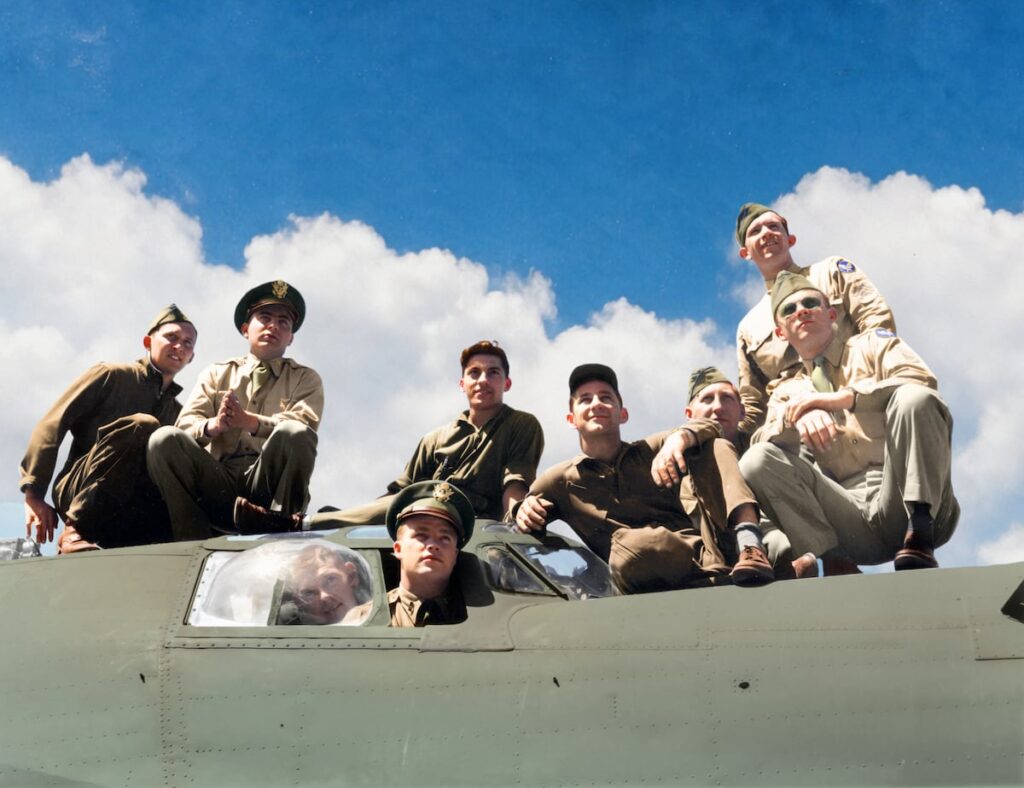 A B-24 crew’s capture, survival after WWII air raid