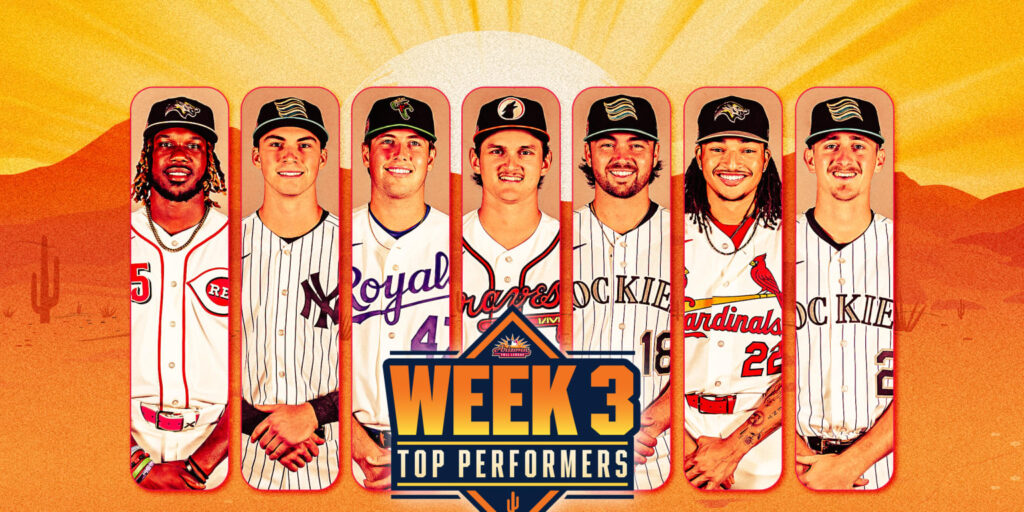 Arizona Fall League Top Performers Week 3 2026 Arizona Fall League Top Performers Week 3 2026