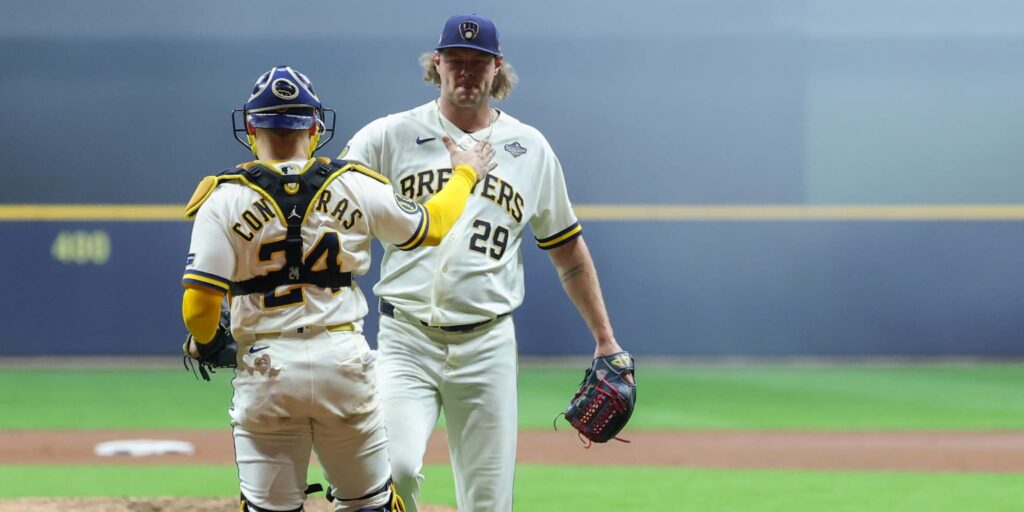 Brewers’ bullpen seals World Series Game 1 win with four innings of relief Brewers' bullpen seals World Series Game 1 win with four innings of relief
