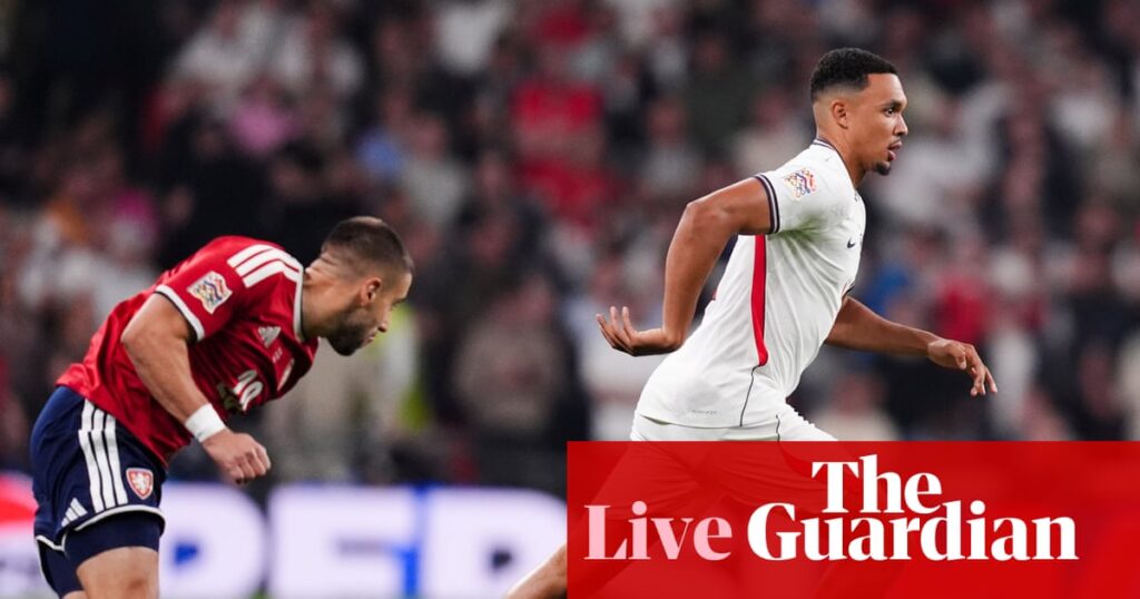 England v Czechia: Nations League football – live | Nations League