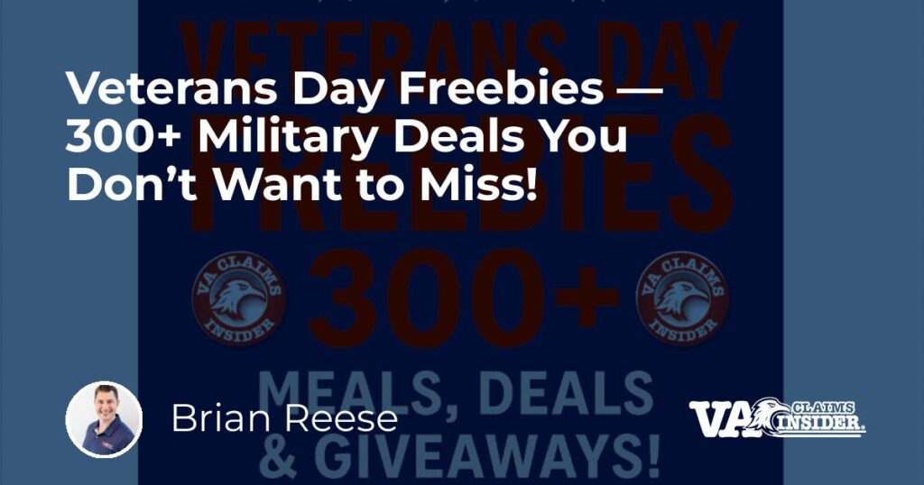Free Meals, Restaurant Deals & Military Discounts