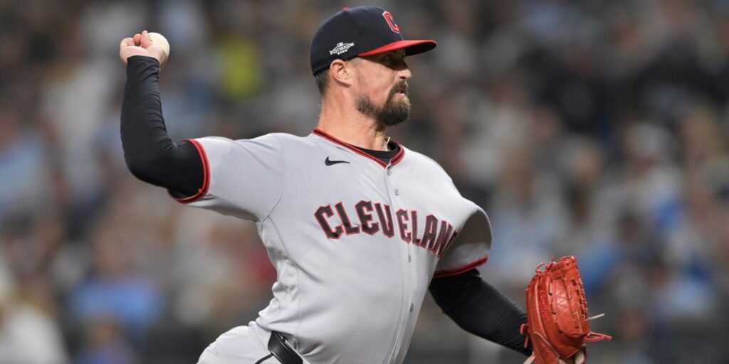 Guardians discuss pitching plans after Game 4 ALCS postponement