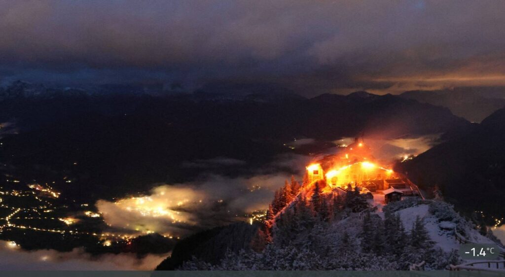 Hitler's Eagle's Nest, famously captured by 'Band of Brothers,' deliberately set ablaze