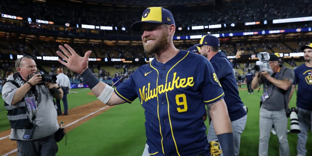 Jake Bauers wins 2026 NLCS MVP Jake Bauers wins 2026 NLCS MVP