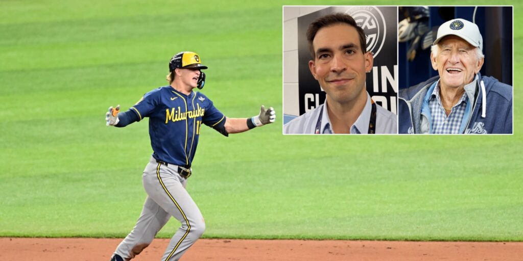 Joe Davis pays tribute to former Brewers radio voice Bob Uecker in World Series Game 4