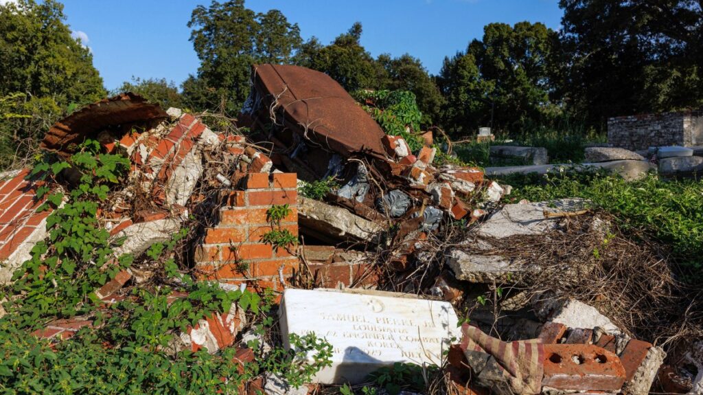 Korean War soldier's grave exposed to elements in Louisiana