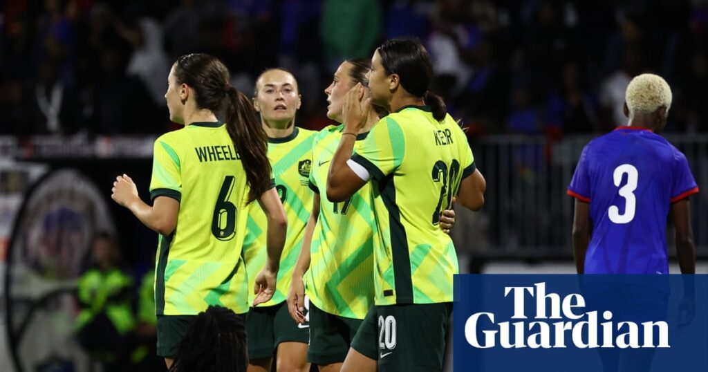 Leticia McKenna at the double as Matildas’ next generation help trounce Haiti 7-1 | Matildas