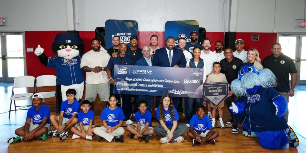 MLB, Rays partner on Boys and Girls Club event in Tampa Bay