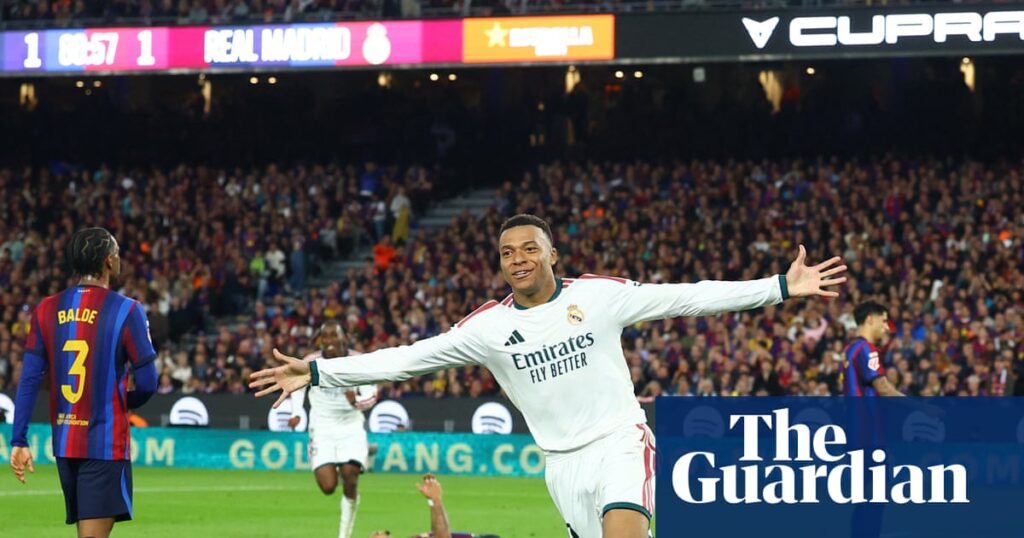 Mbappé double secures Real Madrid late victory at Barcelona after Raphinha leveller | La Liga