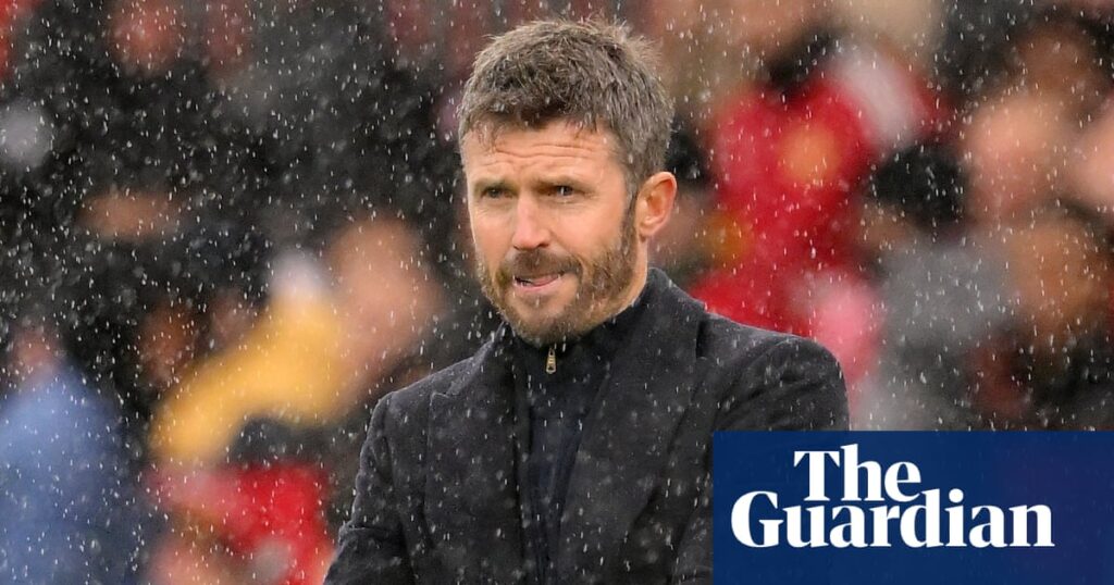 Michael Carrick attends Manchester United training ground as club discuss his fate | Manchester United Michael Carrick attends Manchester United training ground as club discuss his fate | Manchester United