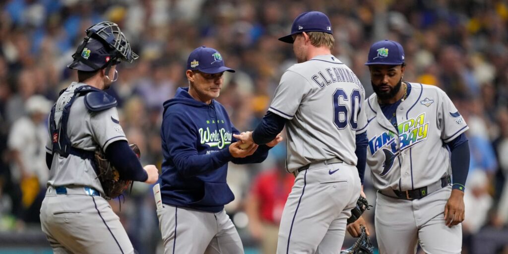 Rays explain bullpen management in Game 1 World Series loss Rays explain bullpen management in Game 1 World Series loss