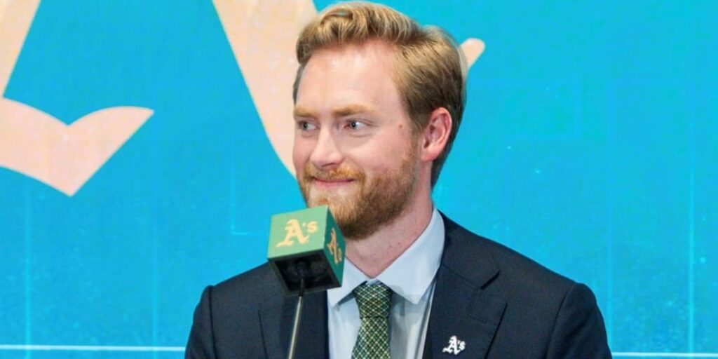 Taylor Smith introduced as Athletics' president of baseball operations
