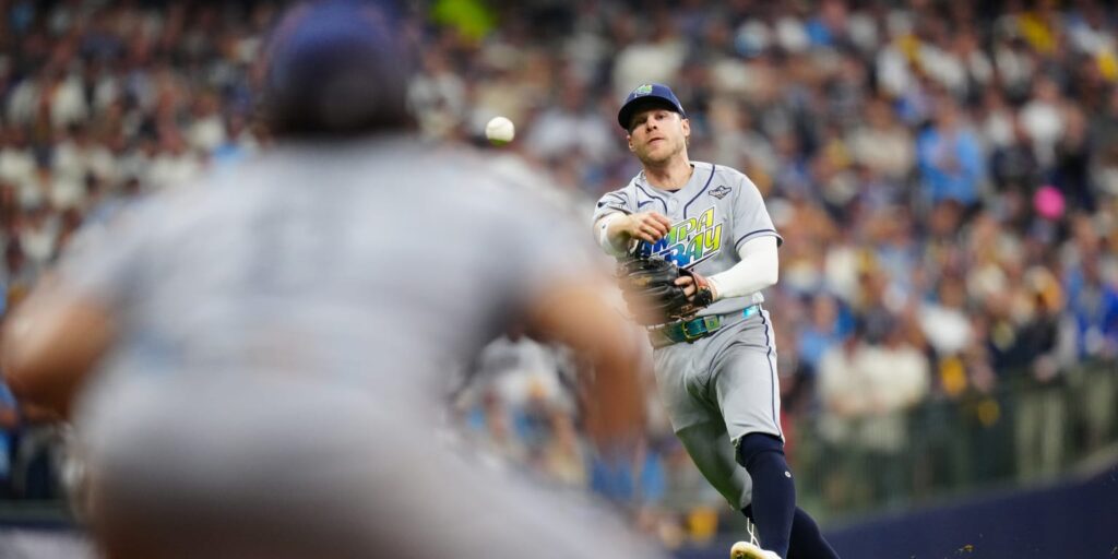 Taylor Walls' great defense for Rays in 2026 MLB season