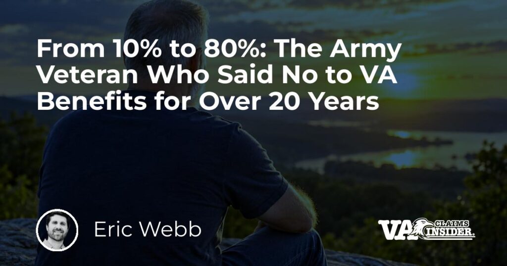 The Army Veteran Who Said No to VA Benefits for Over 20 Years
