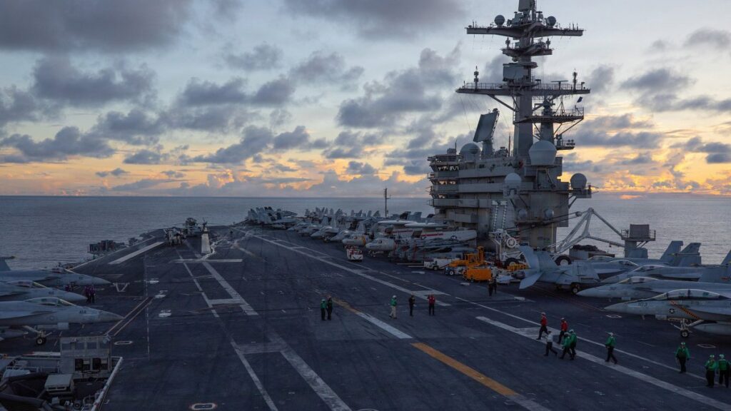 USS George HW Bush leaves Middle East, stops in Thailand