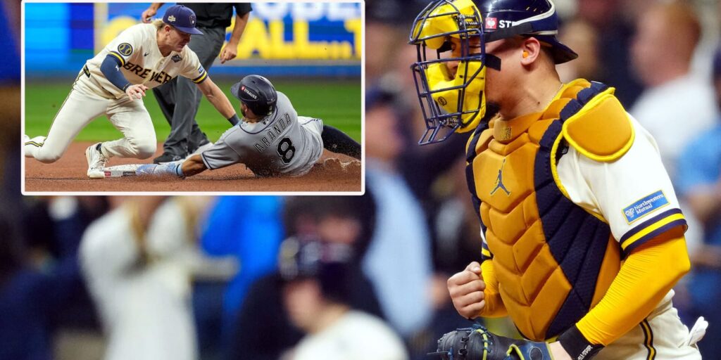 William Contreras catches two Rays stealing in Game 1 of 2026 World Series